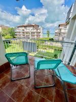 Balkón alebo terasa v ubytovaní Balaton BeachSide Apartman Siófok N2