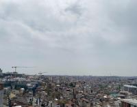 Nespecifikovaný výhled na destinaci Istanbul nebo výhled na město při pohledu z aparthotelu