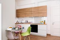 Kuchyň nebo kuchyňský kout v ubytování Regina Apartment