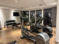 Posilňovňa alebo fitness centrum v ubytovaní Chaletresort Lech