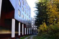 Budynek, w którym mieści się apartament