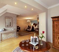 Część wypoczynkowa w obiekcie Boutique Hotel Szárcsa