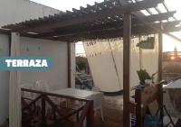 Αίθριο ή υπαίθριος χώρος στο Moderno apto con terraza a cuadras del Shopping Terminal
