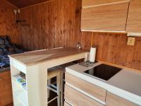 Kuchyň nebo kuchyňský kout v ubytování Maringotka/tiny house SEN VYSOČINA