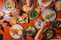 Essen in der Zelt-Lodge oder in der Nähe