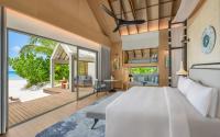 JW Marriott Maldives Kaafu Atoll Island Resortにあるベッド