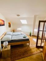 Postel nebo postele na pokoji v ubytování Apartmá Luxura