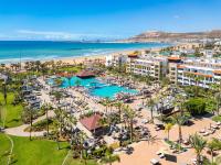 an aerial view of the beach and resort at Hotel Riu Palace Tikida Agadir - All Inclusive in Agadir