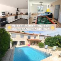 Bazén v ubytovaní Grande maison familiale avec piscine, proche plage alebo v jeho blízkosti