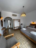 Posteľ alebo postele v izbe v ubytovaní Hotel Livadia