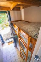 Łóżko lub łóżka w pokoju w obiekcie Sablières - Les terrasses de l’Ardèche