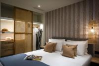 Postel nebo postele na pokoji v ubytování Luxury Living Apartments