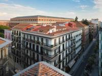 an aerial view of a city with buildings at Only YOU Boutique Hotel Madrid in Madrid