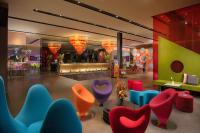 A seating area at Nhow Milan