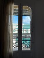 Balkon lub taras w obiekcie Apartment near station and shops