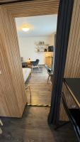 Kuchyň nebo kuchyňský kout v ubytování Apartmán u jezera Lipno - Nové