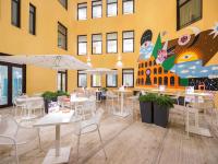 Restauracja lub miejsce do jedzenia w obiekcie Mercure Roma Piazza Bologna