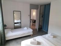 Posteľ alebo postele v izbe v ubytovaní Résidence Graziella Appartement 210