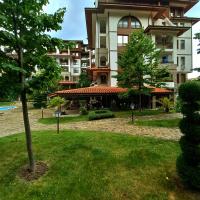 Zahrada ubytování Olymp SkyView Apartment