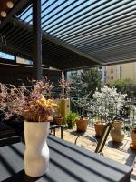 Balkón alebo terasa v ubytovaní Art Apartment Sole