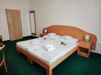 Postel nebo postele na pokoji v ubytování Hotel Legie