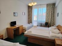 Postel nebo postele na pokoji v ubytování Hotel Legie