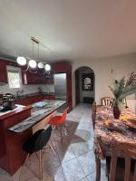 Kuchyň nebo kuchyňský kout v ubytování Dimitra Apartments
