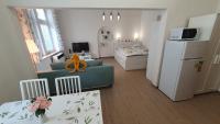 Kuchyň nebo kuchyňský kout v ubytování Apartmán Příkrá