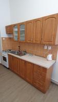 Kuchyň nebo kuchyňský kout v ubytování Apartmán Příkrá