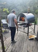 Gril dostupný pro hosty v prázdninového domu