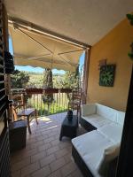 A balcony or terrace at Casa Vacanza Oliveto