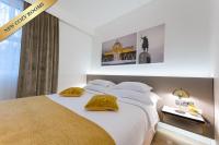 Posteľ alebo postele v izbe v ubytovaní Hotel Jarun