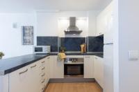Kuchyň nebo kuchyňský kout v ubytování UHC Novelty Apartments