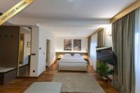 Posteľ alebo postele v izbe v ubytovaní Hotel Jarun