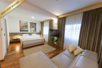 Posteľ alebo postele v izbe v ubytovaní Hotel Jarun