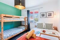 Posteľ alebo postele v izbe v ubytovaní Appartement La Baule Pornichet Terrasse - Cuisine - Calme - Wifi - Parking Gratuit