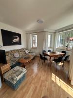Posezení v ubytování Apartmány pod horizontem
