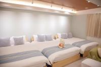 Ein Bett oder Betten in einem Zimmer der Unterkunft 森下小屋