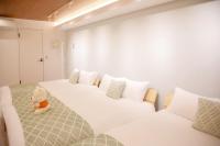 Ein Bett oder Betten in einem Zimmer der Unterkunft 森下小屋