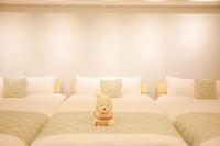 Ein Bett oder Betten in einem Zimmer der Unterkunft 森下小屋