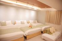 Ein Bett oder Betten in einem Zimmer der Unterkunft 森下小屋