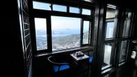 B&Bから撮影された、または一般的な山の景色