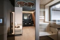 A seating area at Hotel Belvedere - Fine Dining, Hideaway & SPA