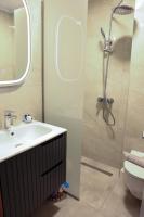 A bathroom at Marie Hotel