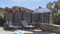 The swimming pool at or close to Villa Mavri Ruhige private Pool Villa, Meerblick