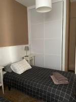 Postel nebo postele na pokoji v ubytování La Garita Bay Apartments