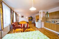 Kuchyň nebo kuchyňský kout v ubytování Apartments Večerník Rokytnice