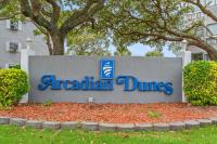 Ein Zertifikat, Auszeichnung, Logo oder anderes Dokument, das in der Unterkunft Ocean&#39;s Bliss at Arcadian Dunes ausgestellt ist