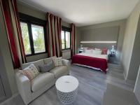 Posteľ alebo postele v izbe v ubytovaní Hotel Valjunco