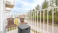 Balkón alebo terasa v ubytovaní Apartamenty Sun & Snow Let's Sea Baltic Park